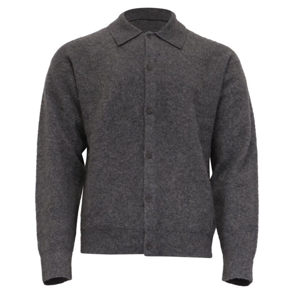 Simkhai Heathered Cardigan in Grey Cashmere
